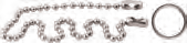15" BR Bead Chain w/ Coupling