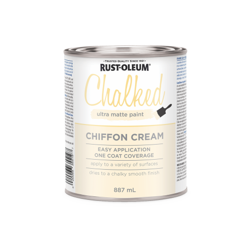 CHIFFON CREAM CHALKED 887ML