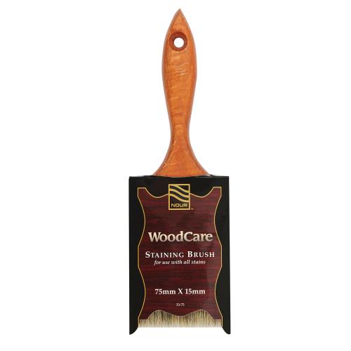 WOODCARE BRISTLE STAIN BRUSH 3"