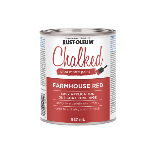 R-O 887ML CHALKED FARMHOUSE RED