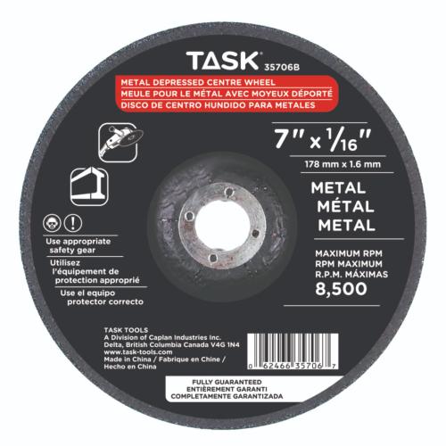 7" X 1/16" METAL DEPRESSED CENT