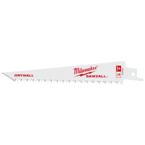 MILWAUKEE 6" 8T DRYWALL BLD 3PK SAWZALL