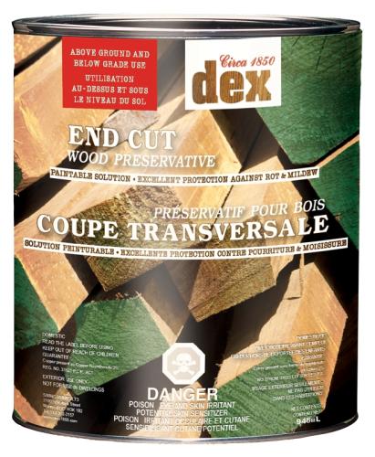CIRCA 1850 DEX 230501 END CUT WOOD PRESERVATIVE GREEN 1QT
