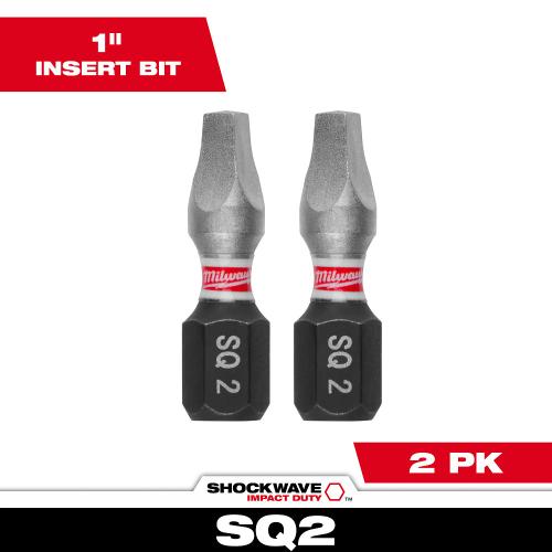 MILWAUKEE INSERT BIT SQ REC#2