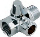 BRASS SHOWER DIVERTER VALVE