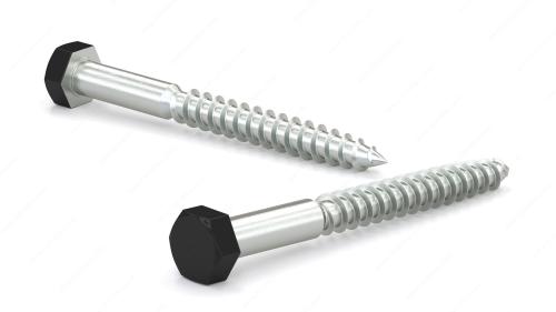3/8X1-1/2 LAG SCREW BLACK 6 (R)