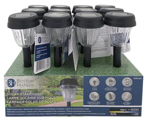 LIGHT STAKE PLASTIC LENS BK