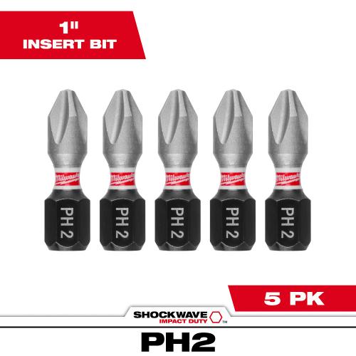 MILWAUKEE INSERT BIT PHILLIPS #2