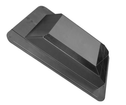 DURAFLO SLANT BACK VENT BLACK