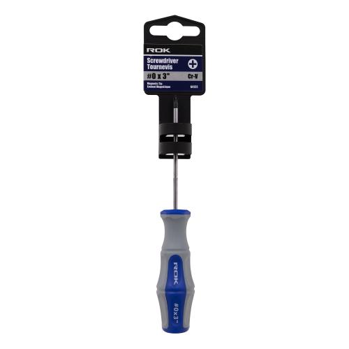 SCREWDRIVER PHILLIPS #0 x 3"