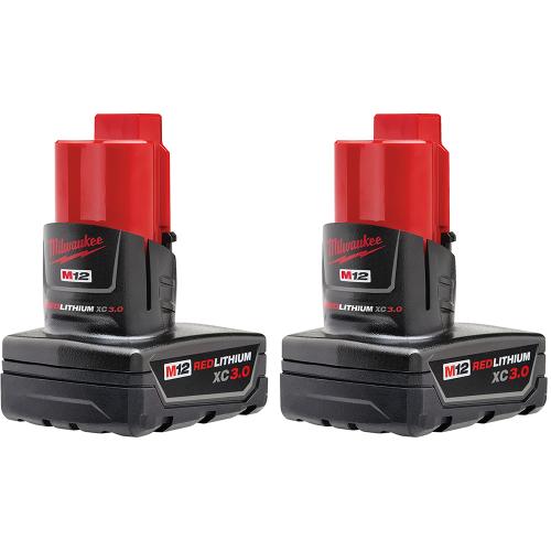 MILWAUKEE M12 RED LITHIUM 2-PAK