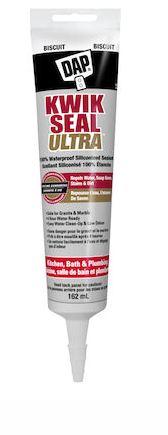 KWIK SEAL ULTRA® Advanced Kitchen & Bath Sealant – White, 162 mL, Squeeze Tube