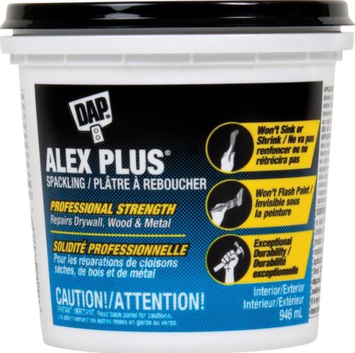 ALEX PLUS® Spackling – White, 946 mL