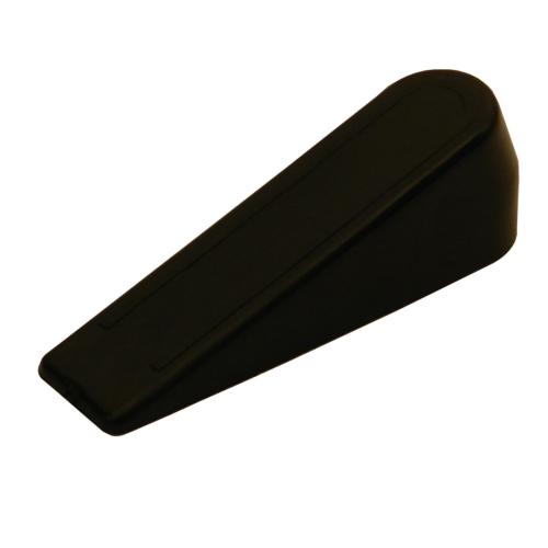 WEDGE DOOR HOLDER 4" BLACK