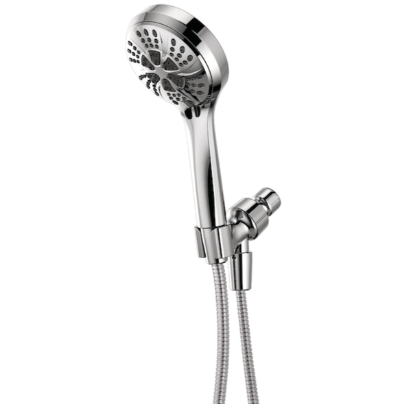DELTA 6 SETTING HAND SHOWER HEAD CHROME