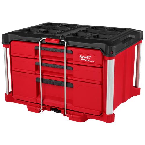MILWAUKEE MULTIDEPTH 3 DRAWER TOOLBOX - PACKOUT