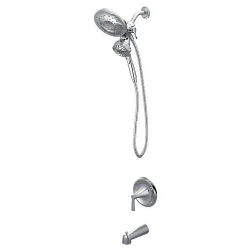 MIKAH TUB SHOWER / MAGNETIX COMBO  CHROME