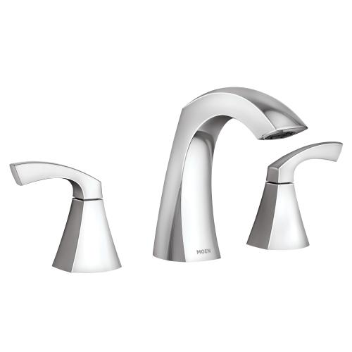 MOEN LINDOR 8" W/SPREAD CHROME FAUCETQ