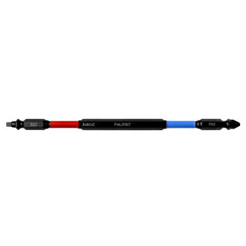 TX PBIT SQ2+PH2 RED/BLU 6"