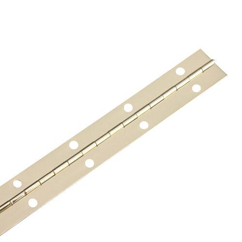 PIANO HINGE 2" X 6' BRASS