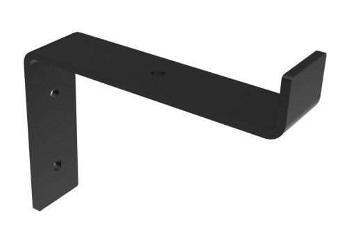 LIVE EDGE 8" SHELF BRACKET BLK