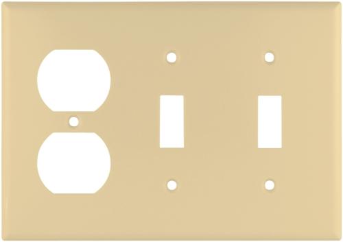 WALL PLATE IVORY 2158V