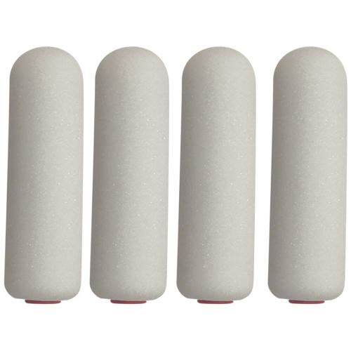 4'' WIDE FOAM ROLLER 7/16'' PILE DOUBLE ROUND END (PK 4) / 100MM 11MM