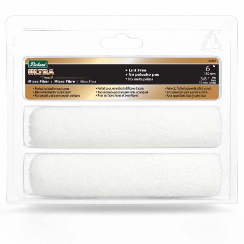 6" MINI ROLLER 2PK 3/8" PILE