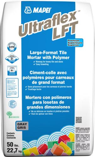 Mapei 22.7KG Ultraflex LFT Grey SQ coverage 60sqft