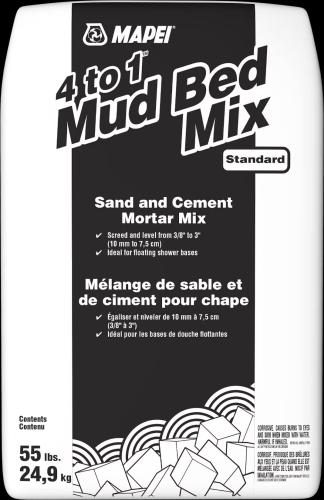 MAPEI 4 TO 1 MORTAR MIX 55LB BAG MUD BED
