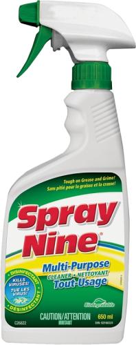 650ML SPRAY NINE MULTI-CLEANER