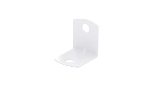 WHITE CORNER BRACE 3/4" (20)