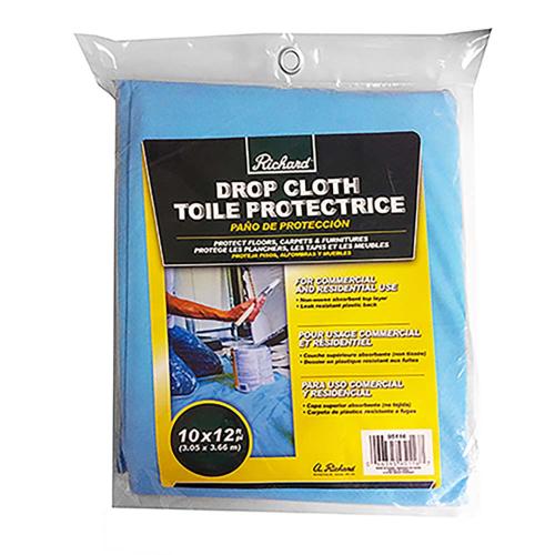 PLASTIC COATED LIGHT DUTY DROP CLOTH 10'X12'