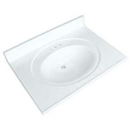 POSB/RECT3122-4-107S-SW-WH VANITY TOP/ WW2231