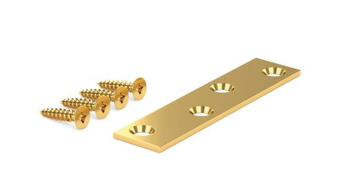 BRASS MENDING PLATE 2X5/8