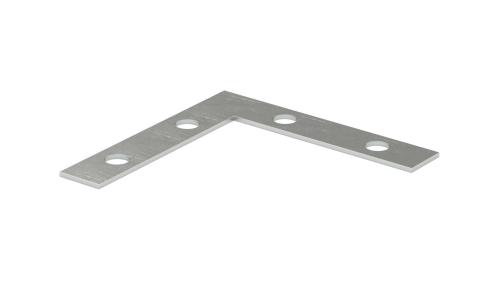 ZINC FLAT CORNER IRON 4X3/4