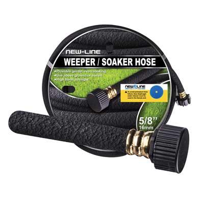 BLACK FLAT WEEPER HOSE 25 FT