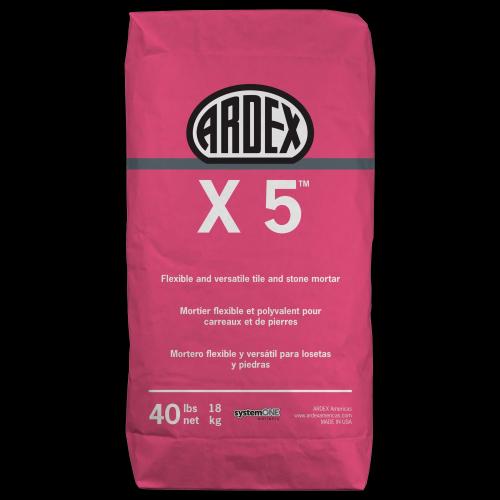 40LB ARDEX X5 GREY FLEX THINSET 50sqft/bag