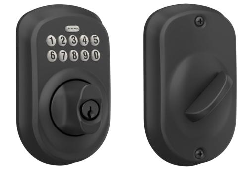 SCHLAGE PLY KEYPAD DEADBOLT 622 MATTE BLACK