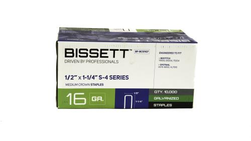 BISSETT STAPLE 1-1/4"X1/2"