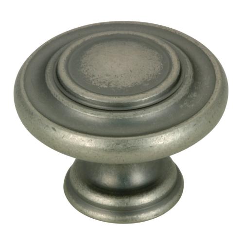 METAL KNOB 34MM 8/32 PEWTER (R)