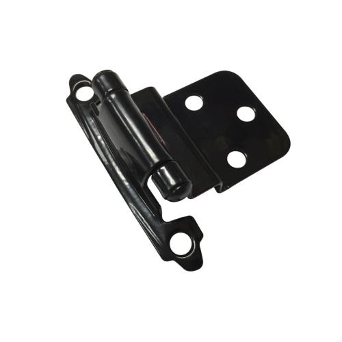 HINGE S.CLS 3/8"INSET BLK(2) (R)