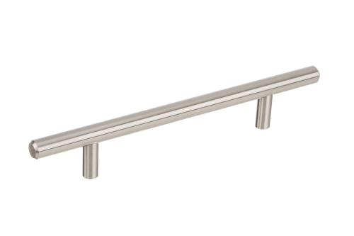 BAR PULL 128MM BRSHD NCKL (R)