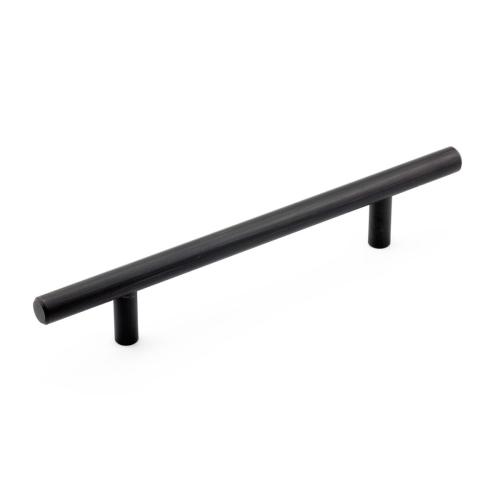 BAR PULL 128MM OIL RBBD BRNZ (R)