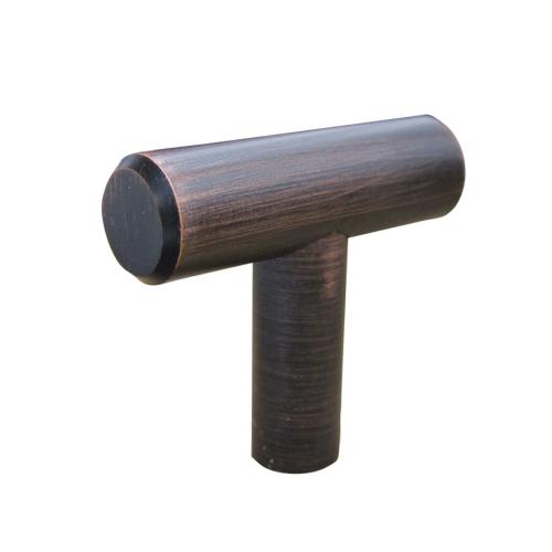 BAR KNOB 40MM OIL RBBD BRNZ (R)
