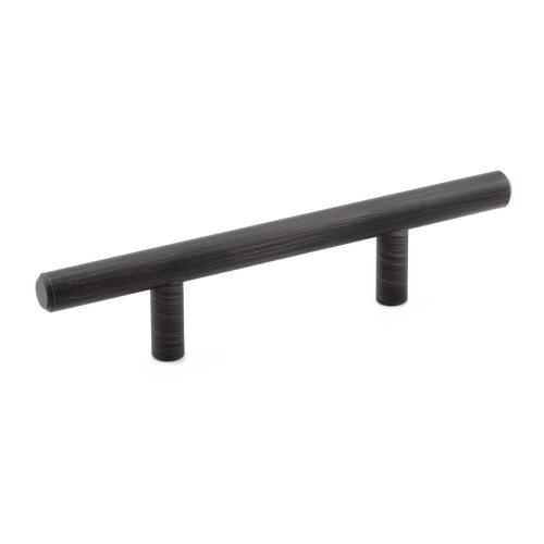BAR PULL 76MM OIL RBBD BRNZ (R)