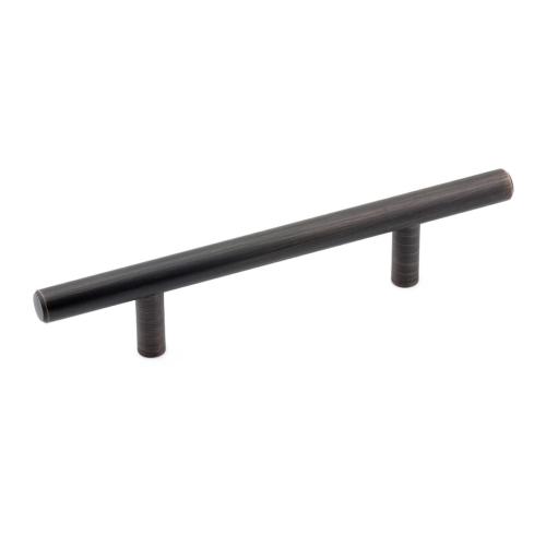 BAR PULL 96MM OIL RBBD BRNZ (R)