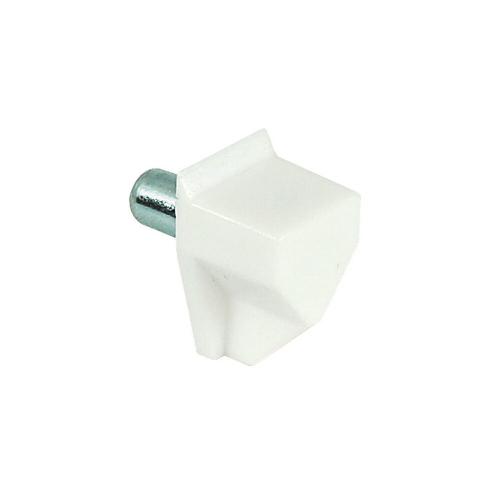 SHELF SUPPORT 5MM WHT 8 PACK (R)