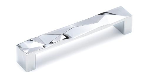 METAL PULL 128MM CHROME (R)