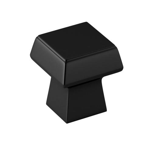 METAL KNOB 30MM 8/32 MTT BLK (R)
